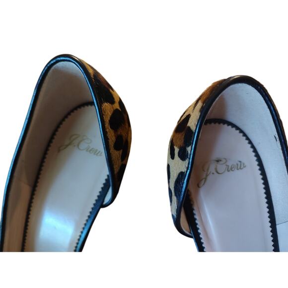 NEW J.Crew D'Orsay Pumps Heels Shoes Leopard Size 10 1/2 - Picture 7 of 7